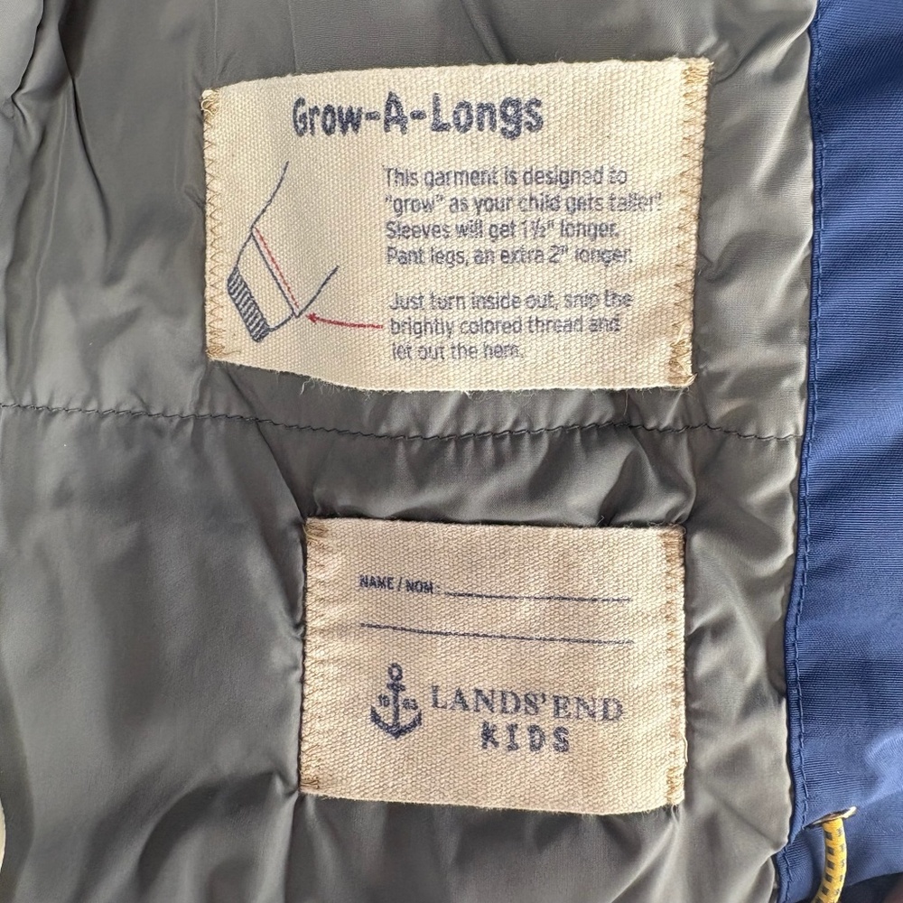 Land's End Blue Coat - Grow-A-Longs - Picture 6 of 10